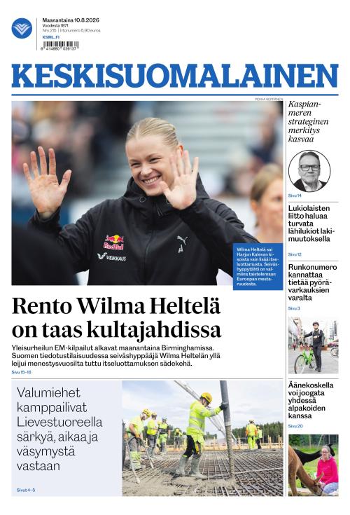 Keskisuomalainen 10.8.2026