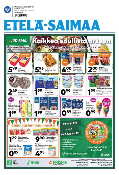 Etelä-Saimaa 10.8.2026