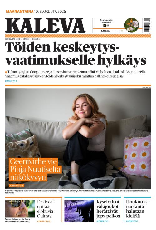 Kaleva 10.8.2026