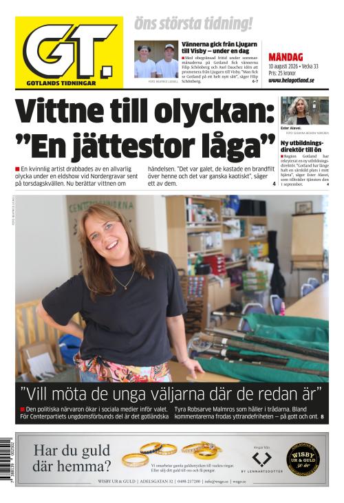 Gotlands Tidningar 10.8.2026