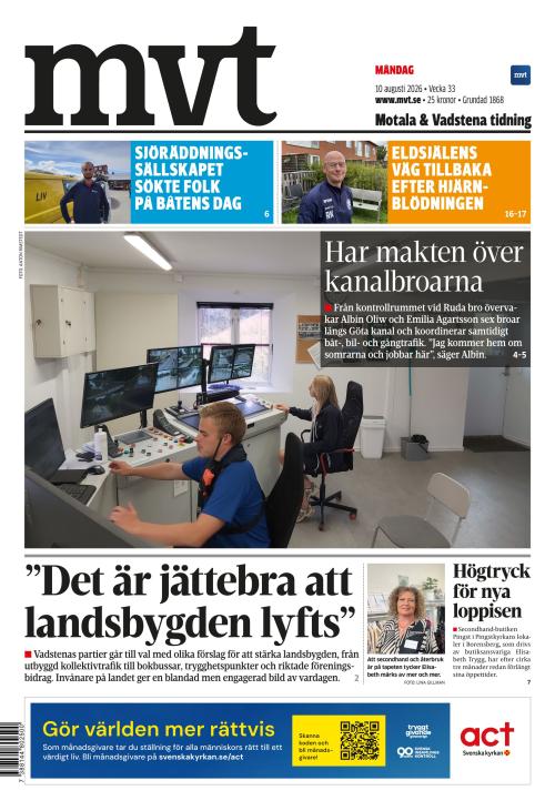 Motala Vadstena Tidning 10.8.2026