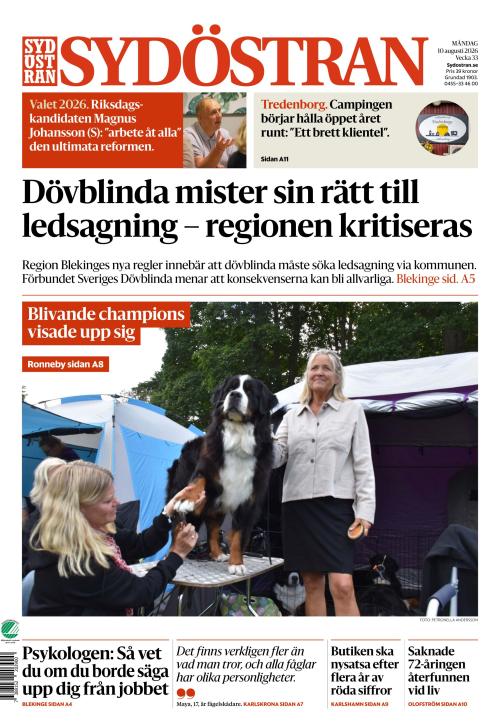 Sydöstran 10.8.2026
