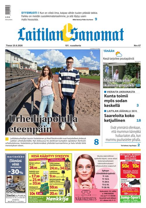 Laitilan Sanomat 25.8.2026