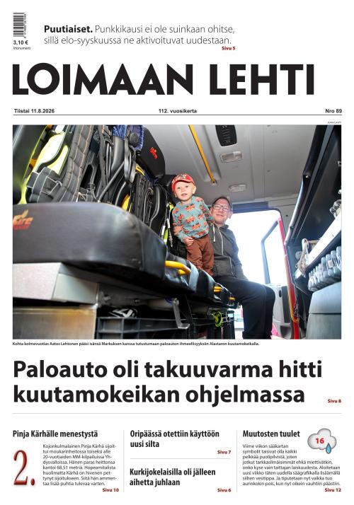 Loimaan Lehti 11.8.2026