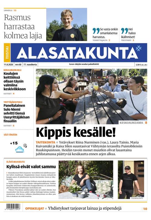 Alasatakunta 11.8.2026