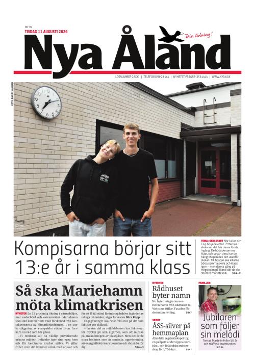 Nya Åland 11.8.2026