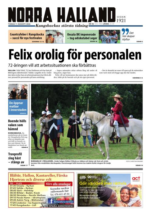 Norra Halland 11.8.2026