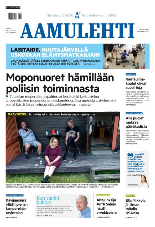 Aamulehti 11.8.2026