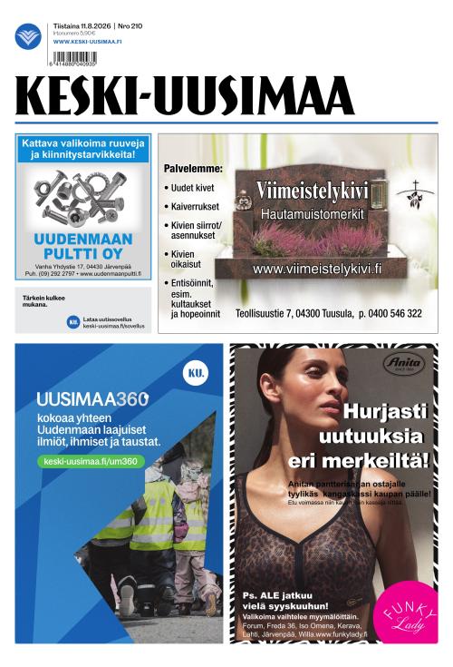 Keski-Uusimaa 11.8.2026