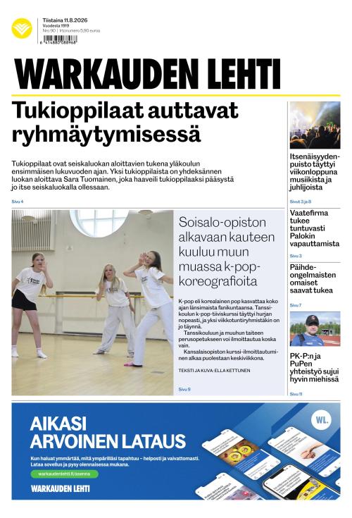 Warkauden Lehti 11.8.2026