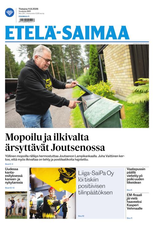 Etelä-Saimaa 11.8.2026