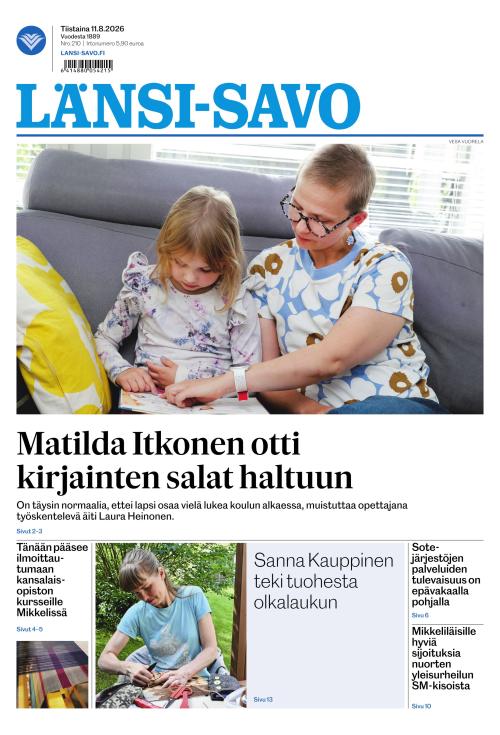 Länsi-Savo 11.8.2026