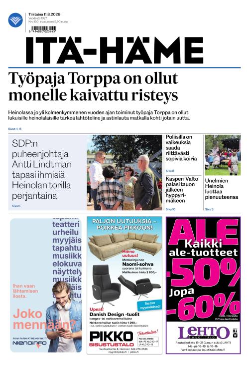 Itä-Häme 11.8.2026