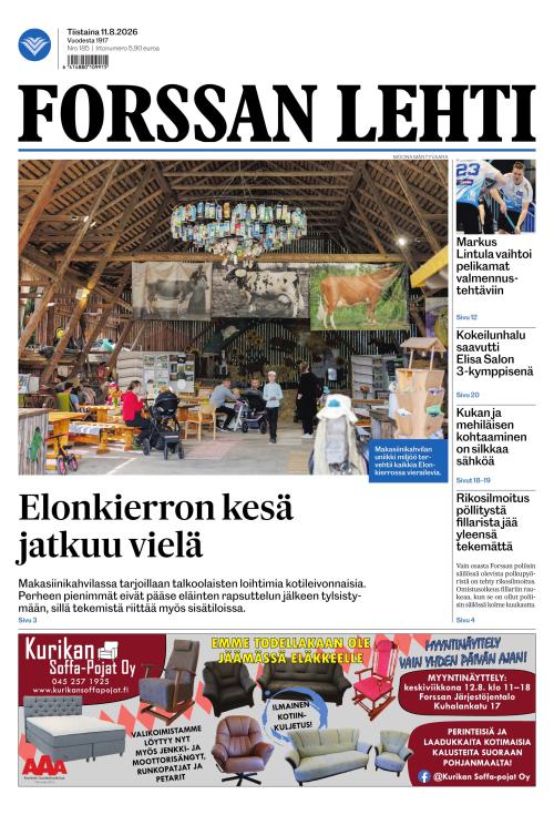 Forssan Lehti 11.8.2026