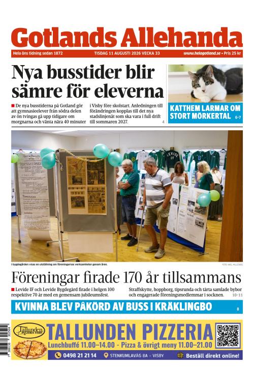 Gotlands Allehanda 11.8.2026