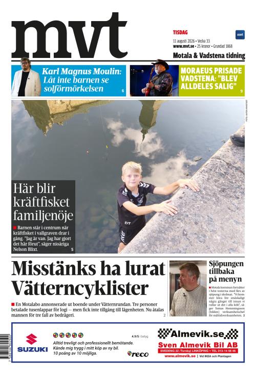 Motala Vadstena Tidning 11.8.2026
