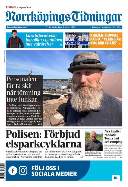 Norrköpings Tidningar 11.8.2026