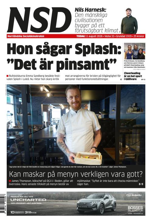 Norrländska Socialdemokraten 11.8.2026