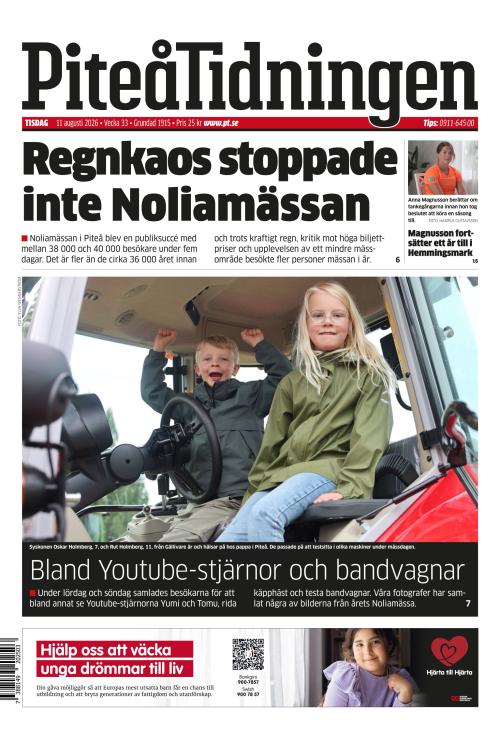 Piteå-Tidningen 11.8.2026