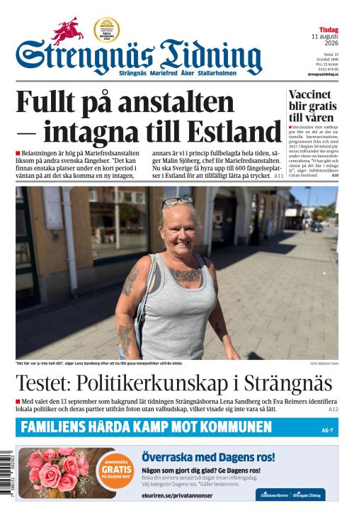 Strengnäs Tidning 11.8.2026