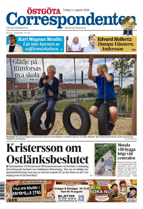 Östgöta Correspondenten 11.8.2026