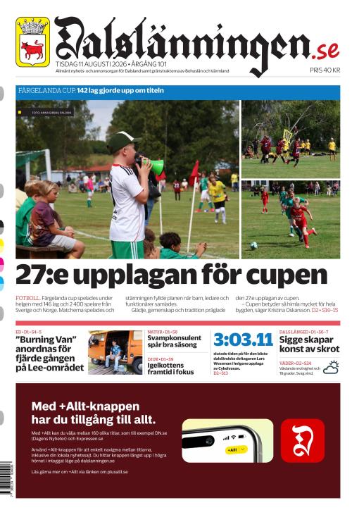Dalslänningen 11.8.2026
