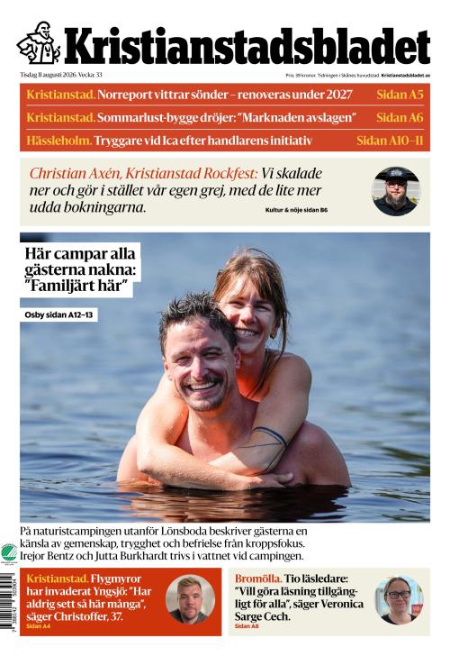 Kristianstadsbladet 11.8.2026