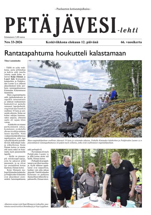 Petäjävesi 12.8.2026