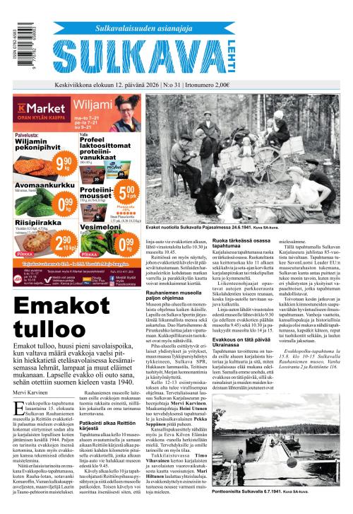 Sulkava-lehti 12.8.2026
