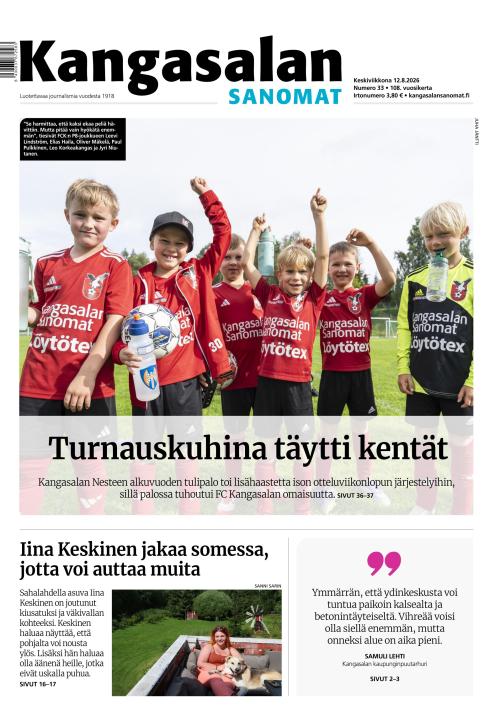 Kangasalan Sanomat 12.8.2026