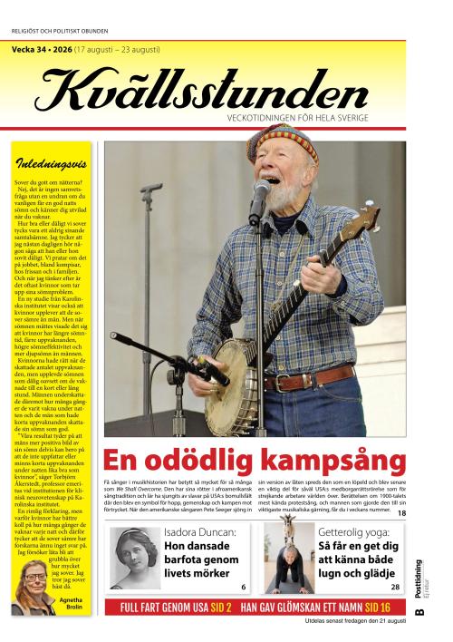 Kvällsstunden 34/2026