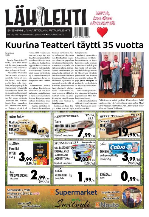 Lähilehti 33/2026