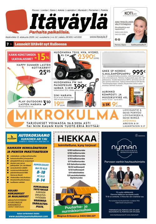 Itäväylä 12.8.2026