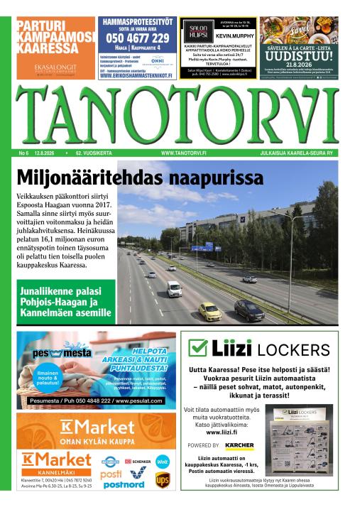 Tanotorvi-lehti 06/2026