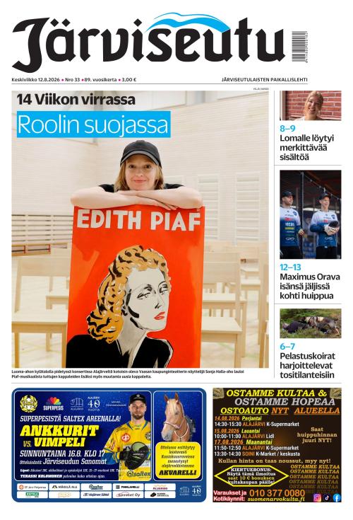 Järviseutu 12.8.2026