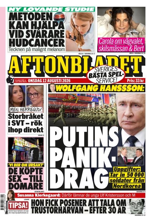 Aftonbladet 12.8.2026