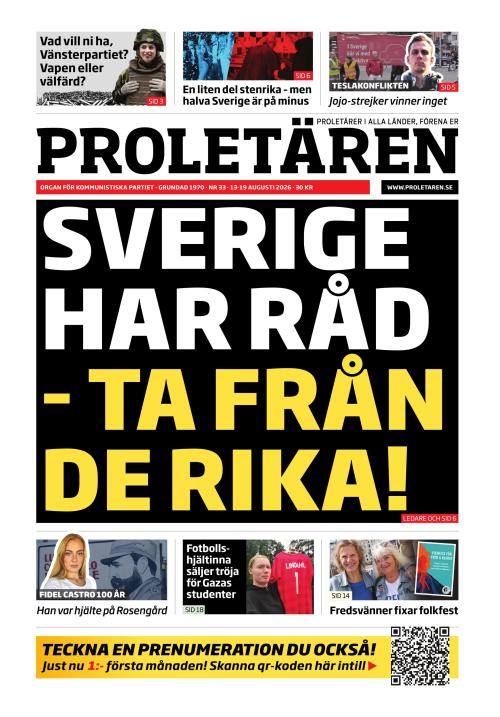 Proletären 13.8.2026
