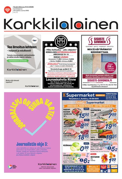 Karkkilalainen 12.8.2026