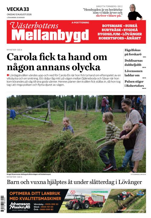 Västerbottens Mellanbygd (SE) 12.8.2026