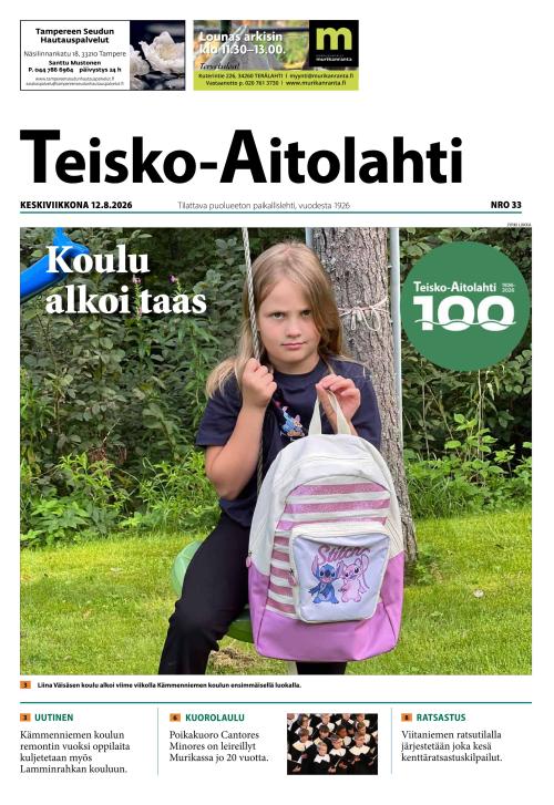 Teisko-Aitolahti 12.8.2026