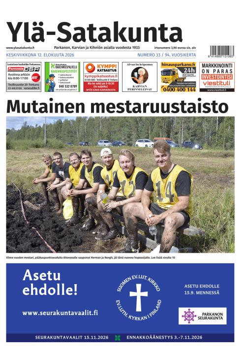 Ylä-Satakunta 12.8.2026