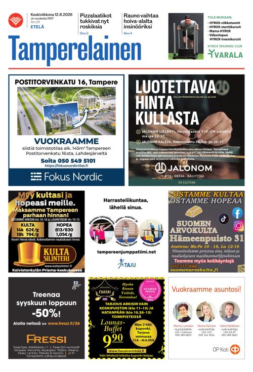 Tamperelainen 12.8.2026
