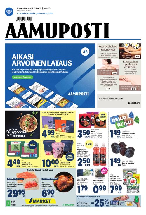 Aamuposti 12.8.2026
