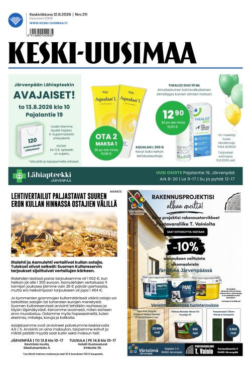 Keski-Uusimaa 12.8.2026