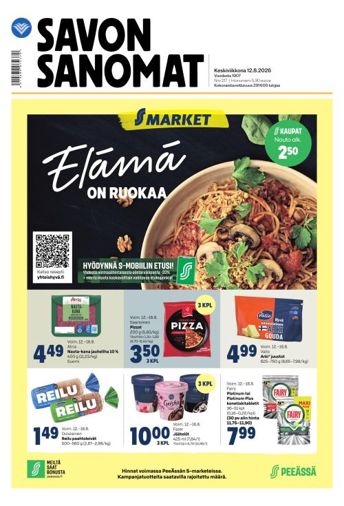 Savon Sanomat 12.8.2026