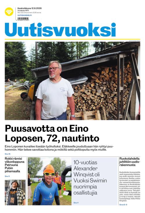 Uutisvuoksi 12.8.2026