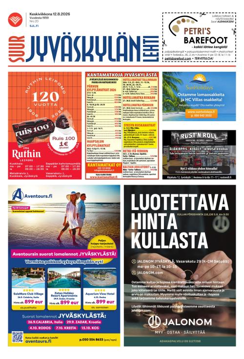 Suur-Jyväskylän Lehti 12.8.2026