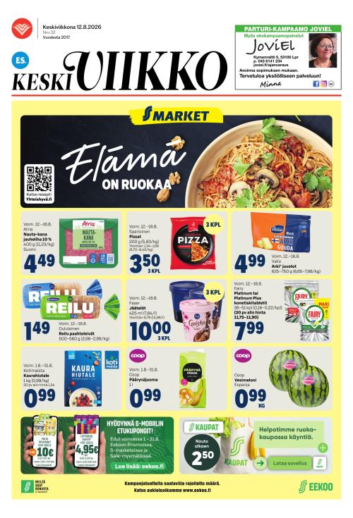 ES Keskiviikko (Etelä-Saimaa -liitteet) 12.8.2026