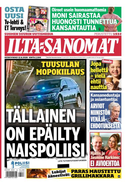 Ilta-Sanomat 12.8.2026
