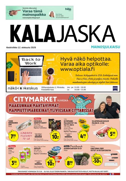 Kalajokilaakso ja Kalajaska 12.8.2026